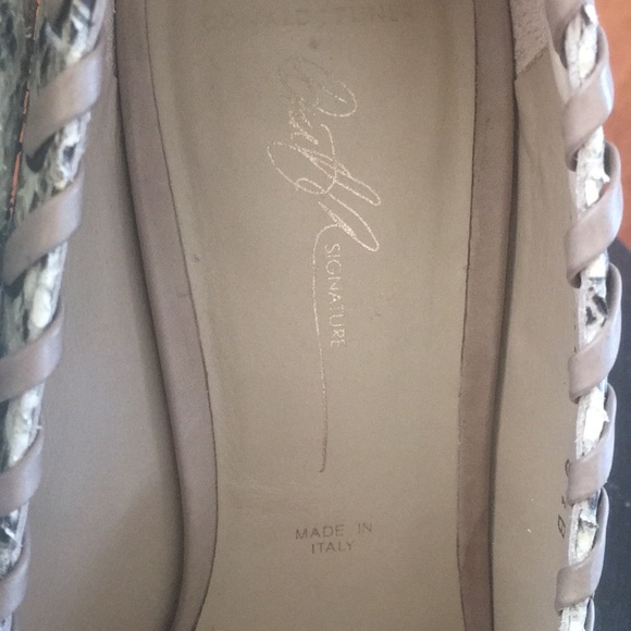 💕Donald Pliner 💕python print leather shoes 8.5 - Picture 4 of 5